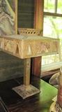 Unusual Leaded Glass lamp