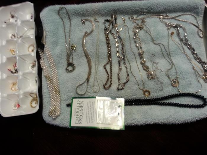 Costume Jewelry and some Sterling