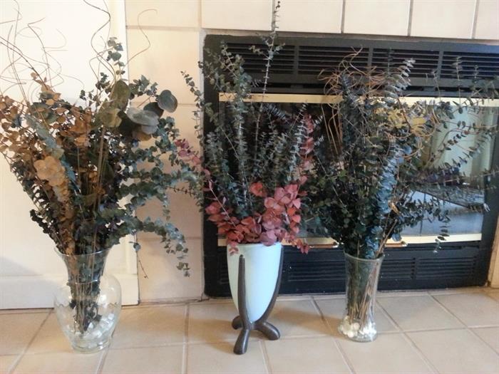 Eucalyptus flower arrangements
