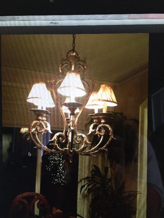 Metropolitan chandelier with or without shades ($500)