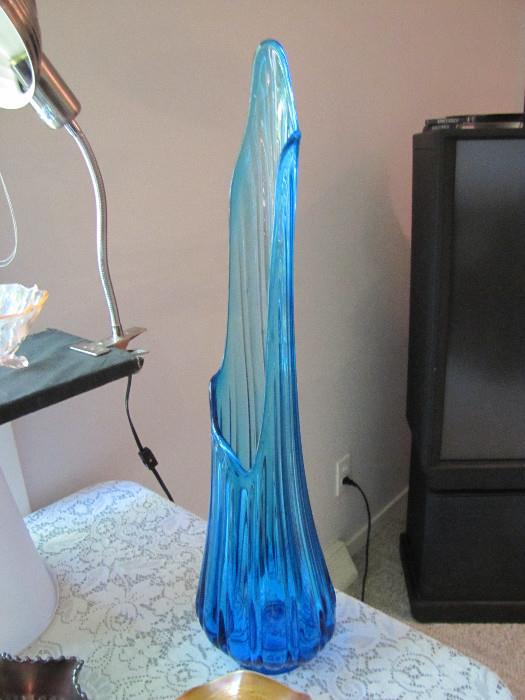 Large Blue Swung vase