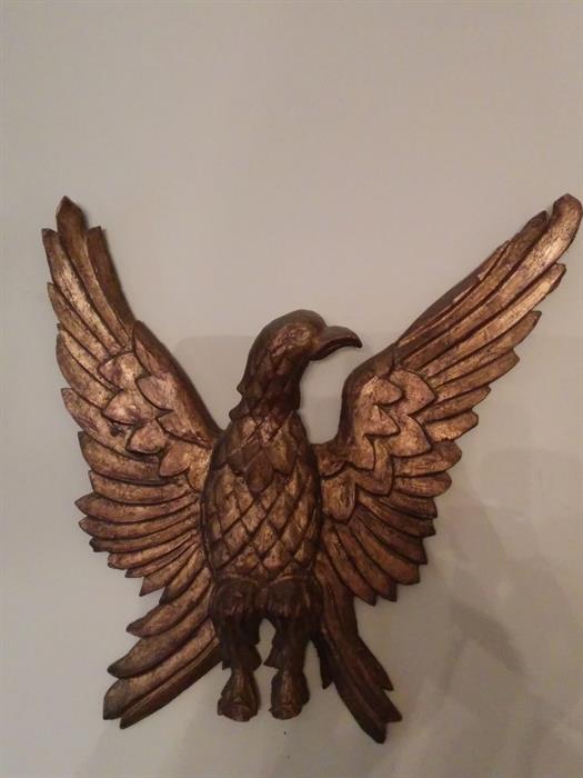American Federal Carved Eagle, 1790-1815. Rare.