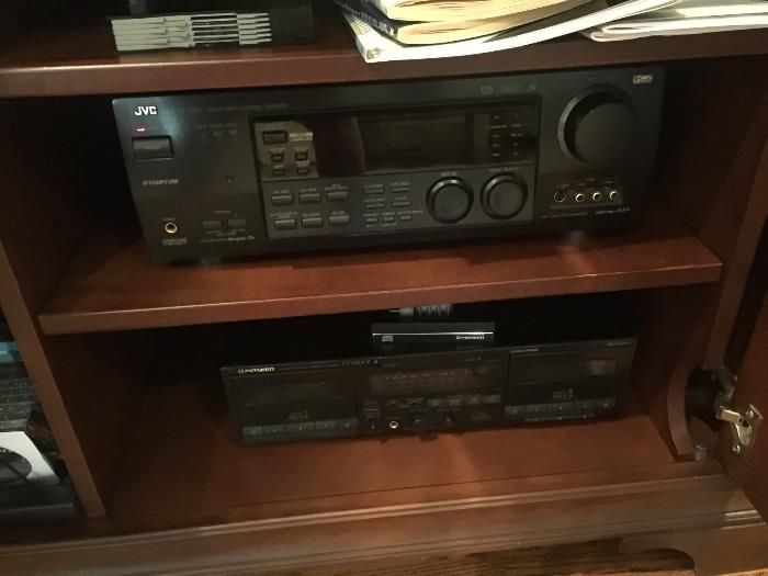Pioneer and JVC stereo equipment