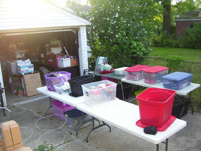 Bins filled with picnic items, seasonal crafts, and a whole lot more.