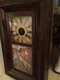 Henry C.Smith Clock with hand painted dial
