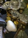 Antique door knobs