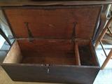 Antique lidded box