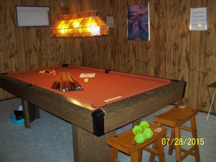 light goes with pool table