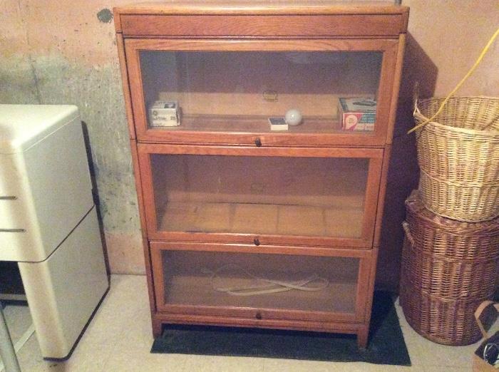 Antique barristers bookcase
