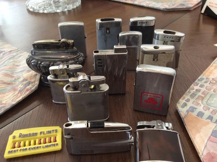 Vintage lighter collection