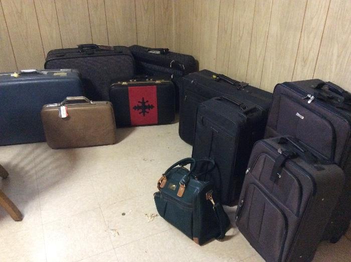 Vintage luggage, some never used