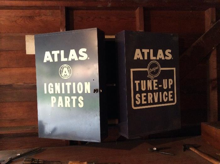 Vintage Atlas metal storage cabinet