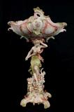 4 - Meissen porcelain centerpiece, 22 in. T, 16 in. W.