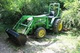 22 - John Deere Model 790 Tractor with front end loader and bush hog included.
