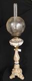 107 - Sevres banquet lamp, electrified in excellent condition, 36 in. T.
