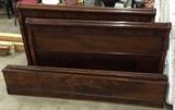 244 - Flame mahogany daybed
