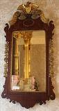 253 - Federal mirror with gold eagle, ca. 1870. 43 x 20
