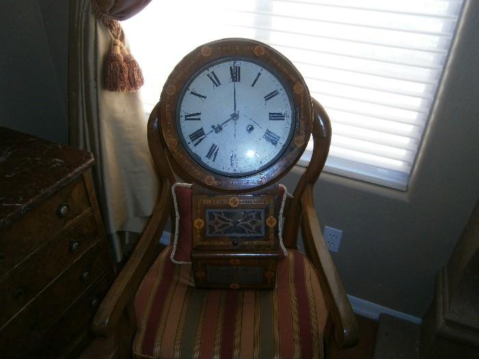 Antique Scottish school clock