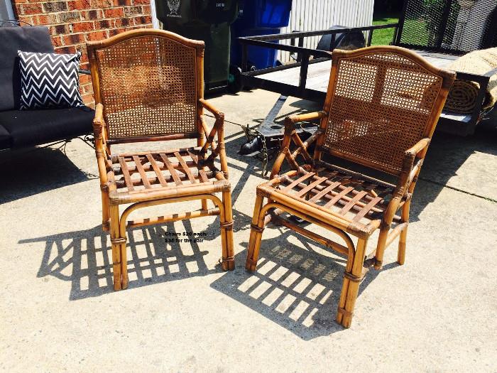 Rattan Chairs $20 each