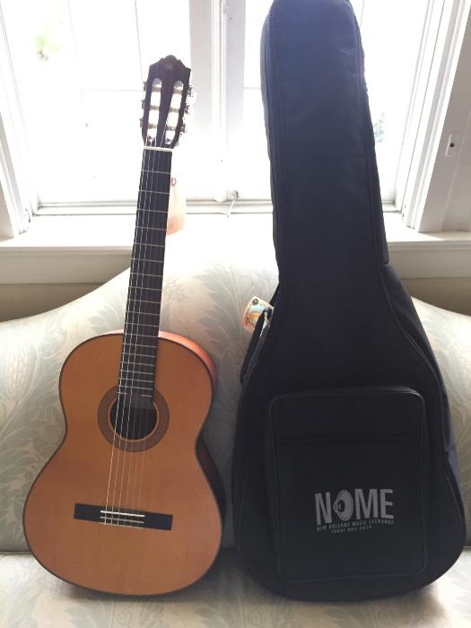 Brand new Yamaho Nylon guitar with case! Our client just added this into the sale this week!