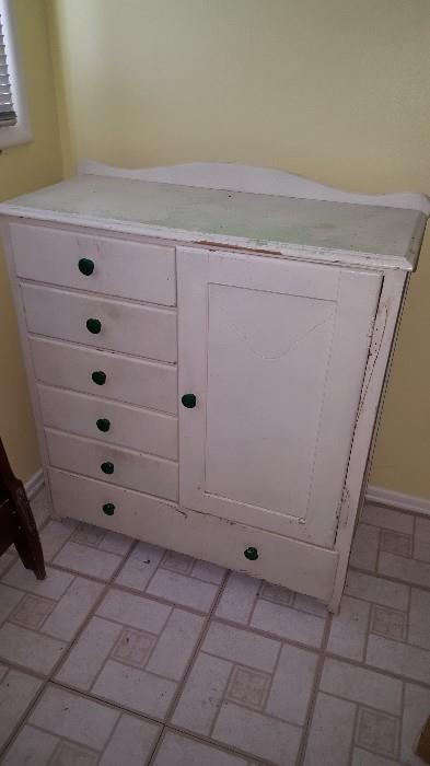 OLD WOOD CHEST
