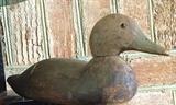HANDCARVED RUSTIC WOOD DUCK DECOY