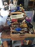 A Garage full of Hand Tools, Power Tools, Radial Arm Saw, Drill Press, Shaper, Scroll Saw, Compressor, Pressure Washer, and so much more!!!