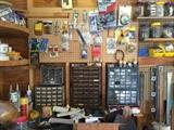 A Garage full of Hand Tools, Power Tools, Radial Arm Saw, Drill Press, Shaper, Scroll Saw, Compressor, Pressure Washer, and so much more!!!