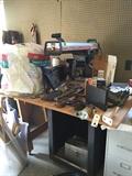 A Garage full of Hand Tools, Power Tools, Radial Arm Saw, Drill Press, Shaper, Scroll Saw, Compressor, Pressure Washer, and so much more!!!