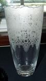 ETCHED TALL VASE