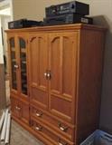 oak armoire