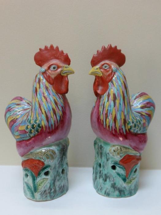 Chinese export roosters