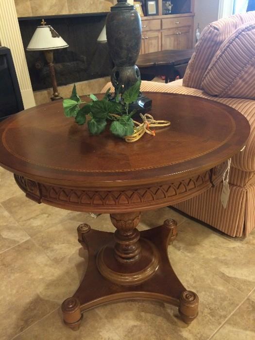 Great round side table