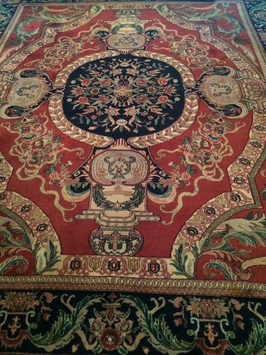 8 feet x 10 feet handmade rug from India