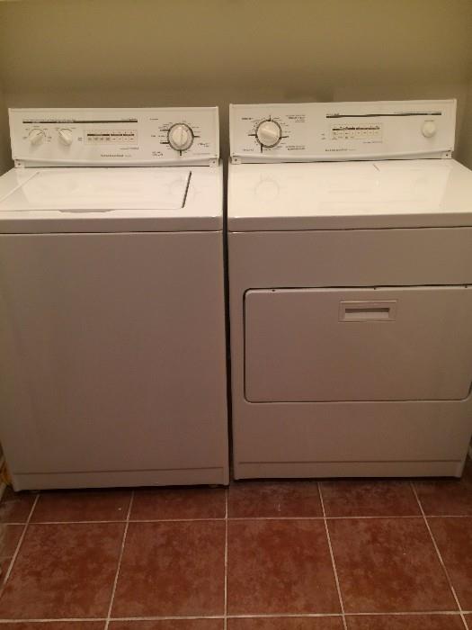 KitchenAid washer and dryer