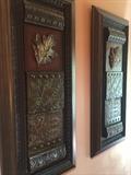 Pair of metal wall panels