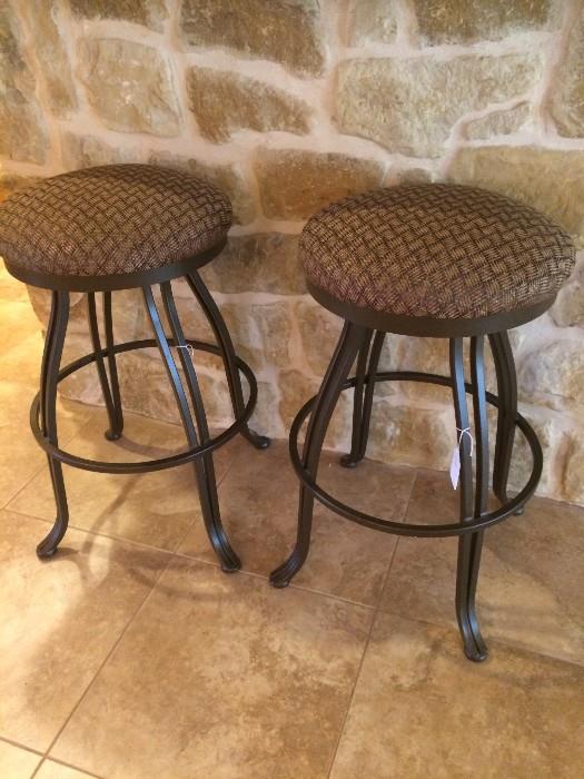 Two identical bar stools