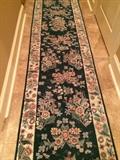 2 feet 7 inches x 14 feet Persian garden rug