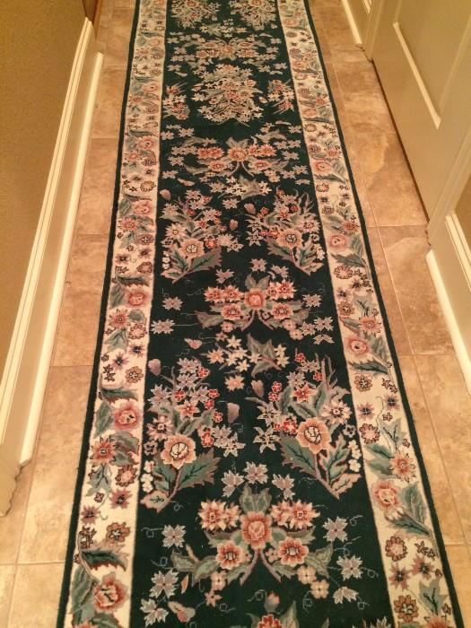 2 feet 7 inches x 14 feet Persian garden rug