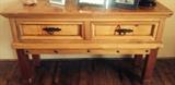 Pine sofa table