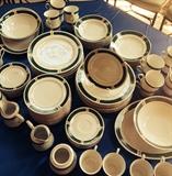 Malachite Majestic set of fine china.