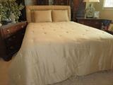 QUEEN BEDDING / SPREAD / SHAMS / DUST RUFFLE
CUSTOM MADE
note: CHESTS/LAMP/SCREEN -NOT FOR SALE)
