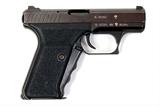 Lot 73: Near Mint H & K (Heckler & Koch) P7 M8 squeeze cock 9mm pistol
no longer in production, ambidextrous magazine release, blue finish
4" bbl, est. $1,200.00-$1,600.00