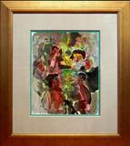 Lot 98: Earl Linderman (né 1932) original watercolour painting 
very nicely matted and framed, the image measuring 17" x 13.5"
overall measuring 29.5" x 26.5", gallery priced from $2,500.00-$4,500.00
est. $600.00-$1,200.00