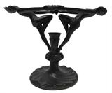 Lot 49: Art Deco bronzed spelter Bud Vase depicting two woman
frolicking, having some losses to the bronze, measuring approx.
7.5" tall x 10.25" wide. c. 1920-1930 est. $500.00 - $600.00