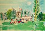 Lot 110: Raoul Dufy (1877-1953) France, lithograph #315 / 375, the image
measuring 8.5" x 11.25", nicely framed and matted measuring 17" x 21"
est. $300.00-$400.00