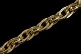 Lot 143: 18K Vintage Estate lady's 8" hand made link bracelet c.1940's
excellent condition, weighing 22.7 grams est. $600.00-$800.00