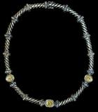 Lot 66: Fred 19" sterling and 18K necklace, excellent condition,
est. $1,000.00-$1,500.00