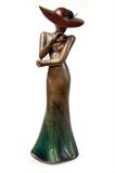 Lot 81: W. Stanley Proctor bronze "Vanity Fair" Lim. Ed. 7 / 50
measuring 31" tall, excellent condition, est. $800.00-$1,200.00
