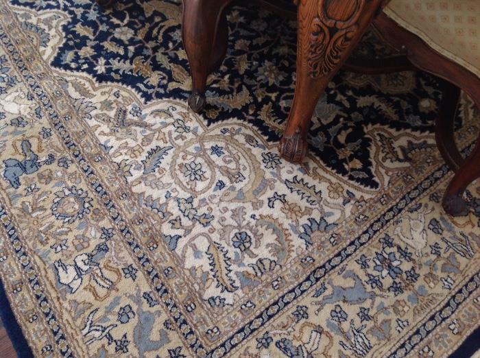 Closer Look at Detail on Rug